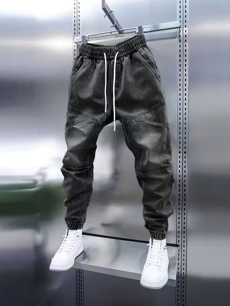 PANTALÓN DE DENIM RELAJADO DE CORTE AMPLIO