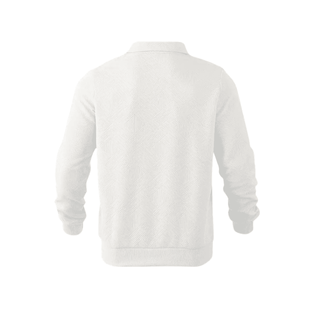 Fuego | Suéter de cremallera con diseño estampado