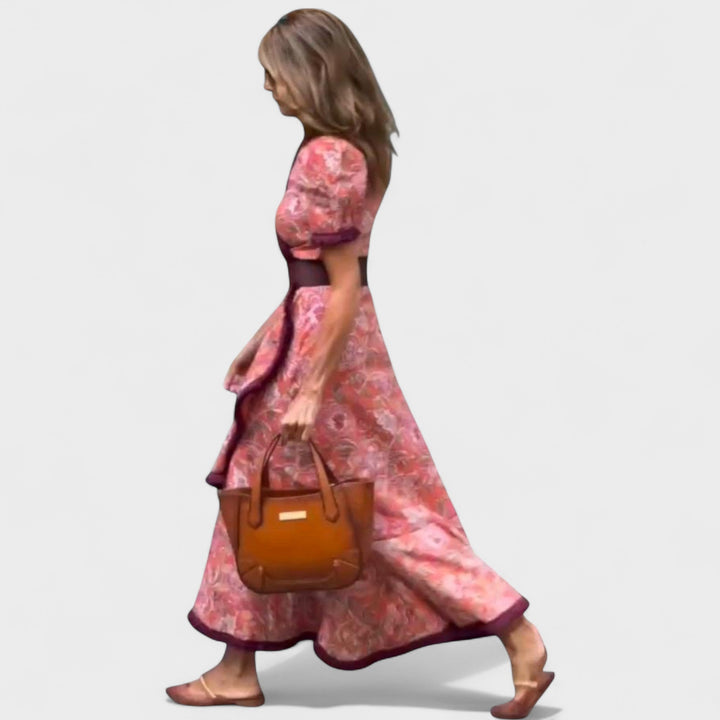 Vina - Vestido Envolvente Floral