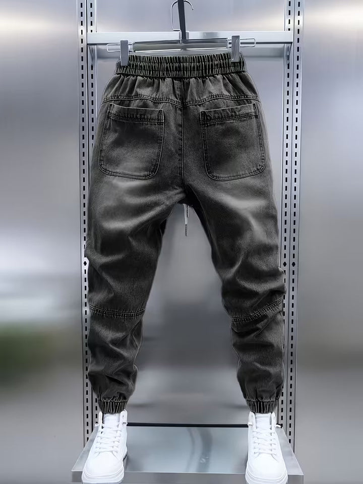 PANTALÓN DE DENIM RELAJADO DE CORTE AMPLIO