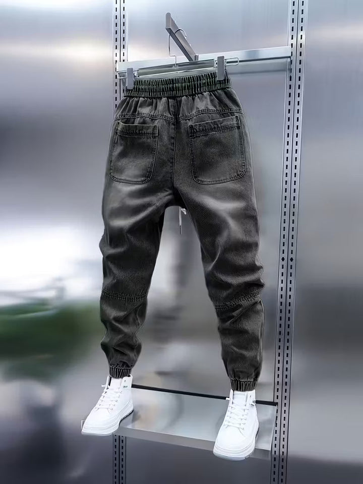 PANTALÓN DE DENIM RELAJADO DE CORTE AMPLIO