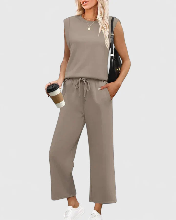 Olyzette | Conjunto de Dos Piezas Cómodo