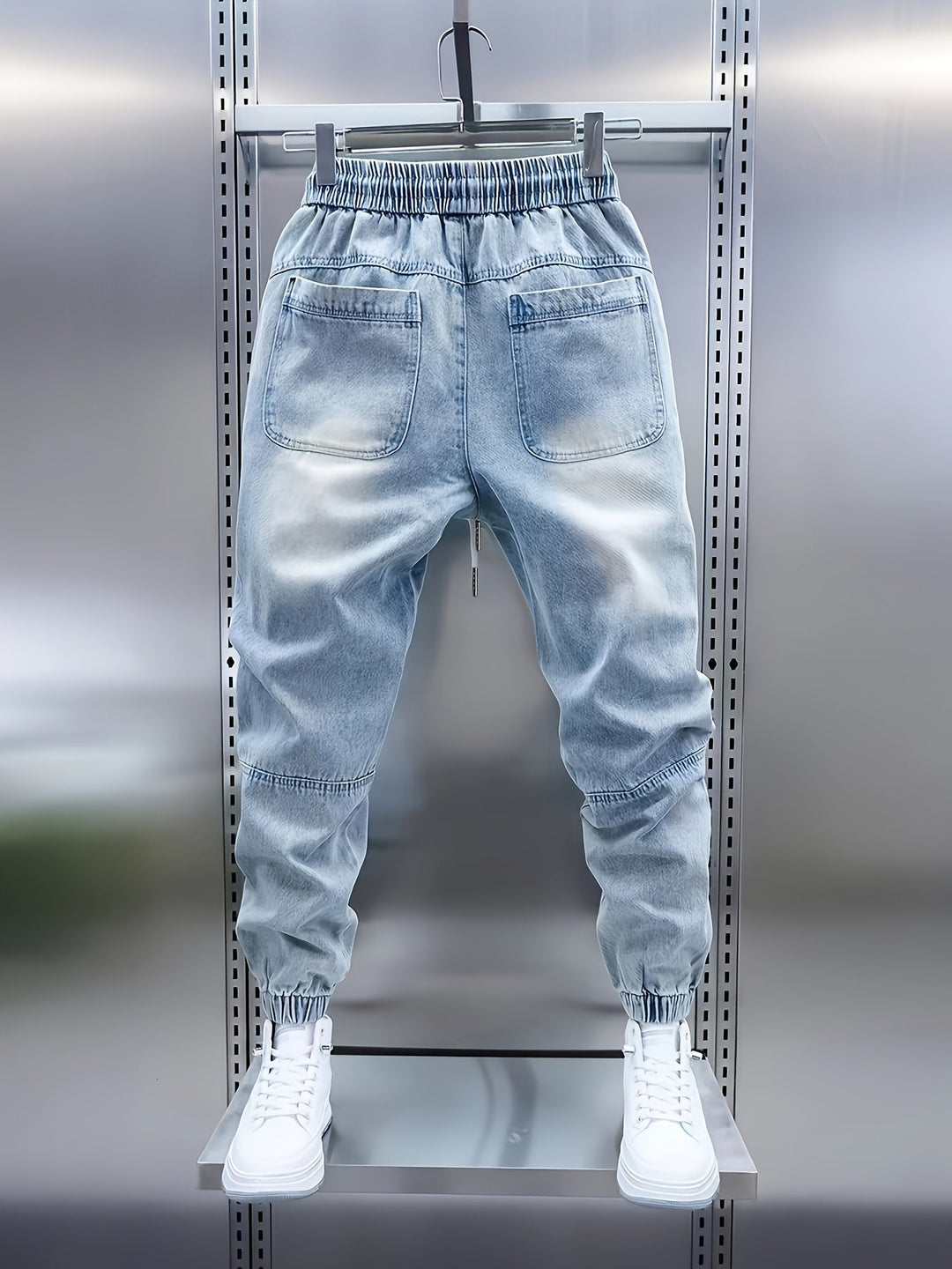 PANTALÓN DE DENIM RELAJADO DE CORTE AMPLIO