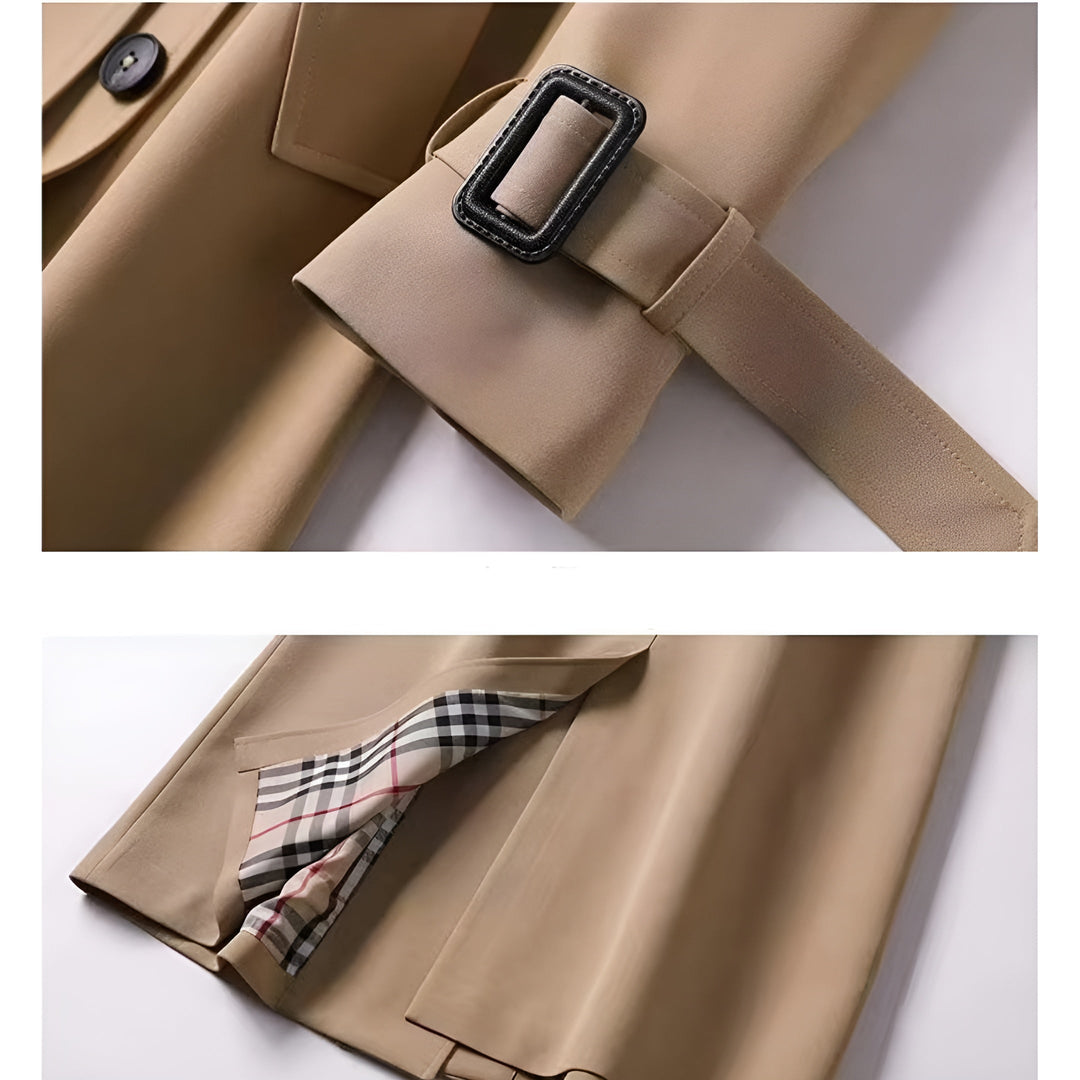Alina | Gabardina Elegante Otoñal