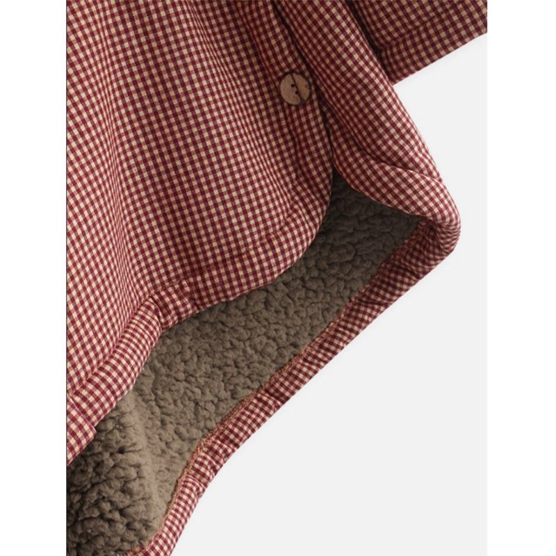 Dulce | Abrigo con Capucha a Cuadros