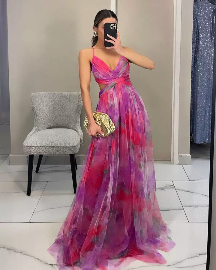 Aurelia | Vestido Maxi de Noche Fluido