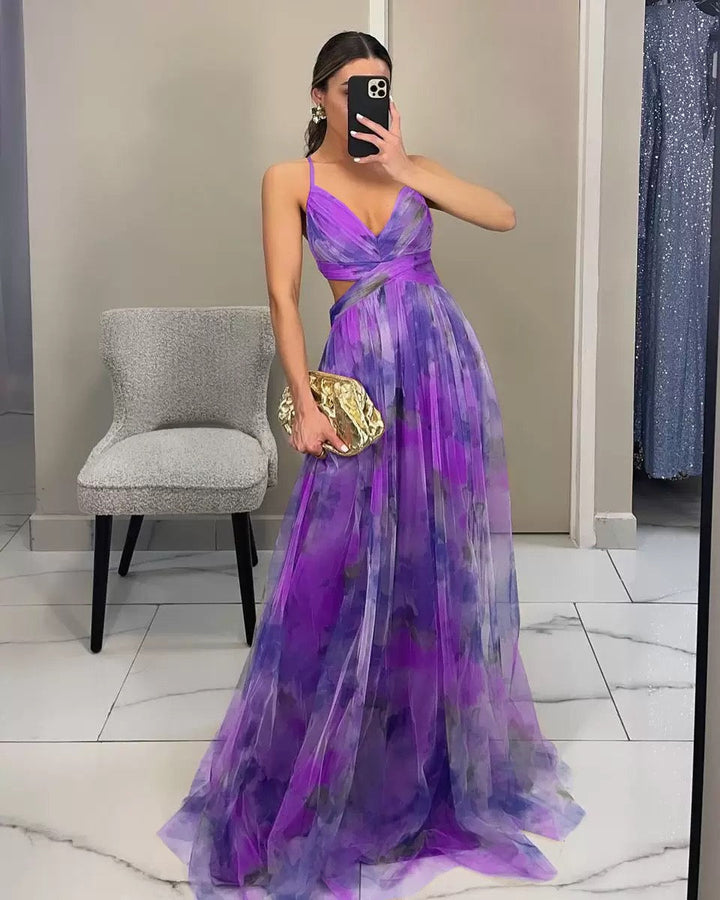 Aurelia | Vestido Maxi de Noche Fluido