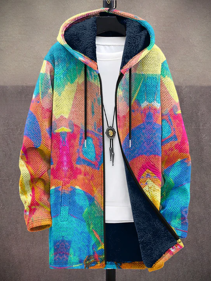 Tiarna | Sudadera con capucha de lujo inspirada en el arte con cremallera