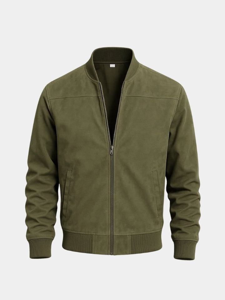 Darian™ | Chaqueta Bomber de Ante Premium