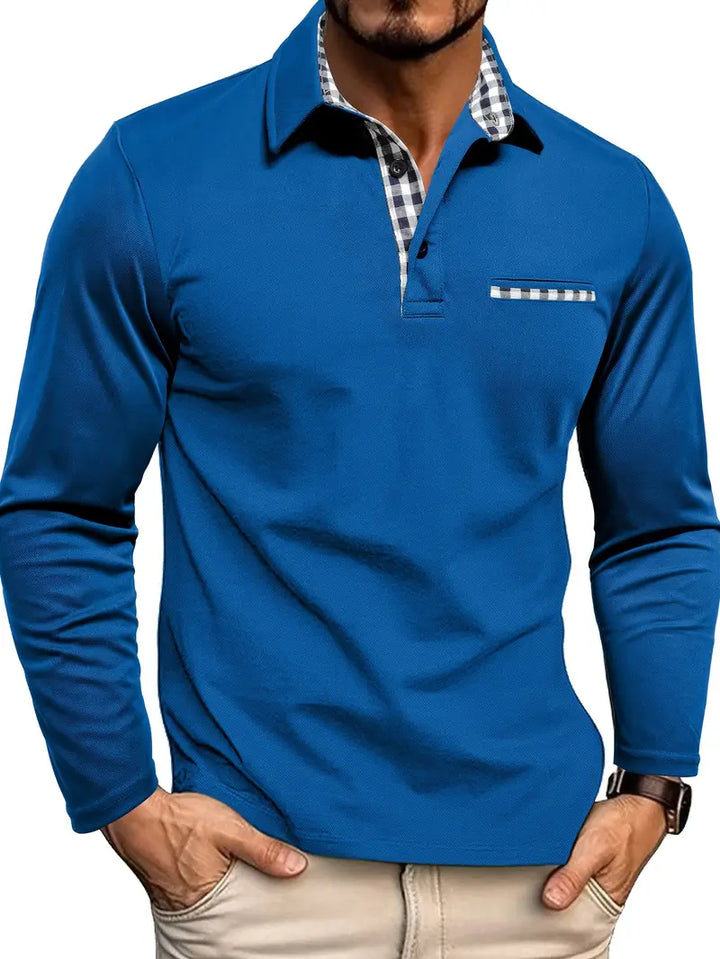 Gernan™ | Camiseta polo de manga larga para hombre