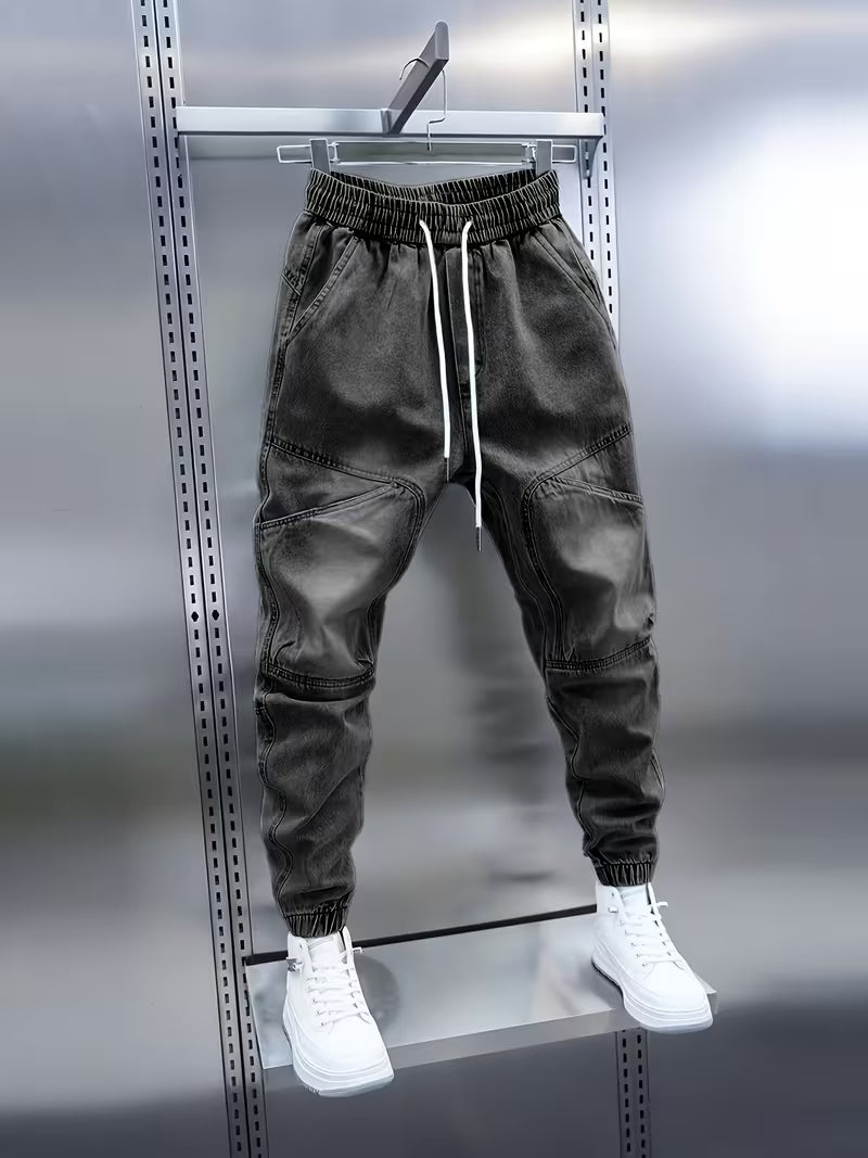 PANTALÓN DE DENIM RELAJADO DE CORTE AMPLIO