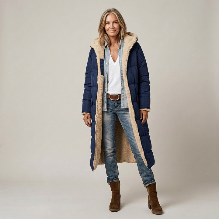 Amelia | Abrigo Reversible Elegante