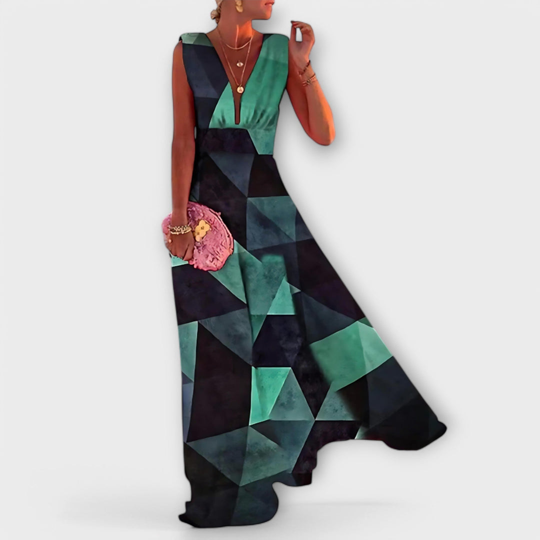 Karen | Vestido Elegante Sin Mangas para Mujeres