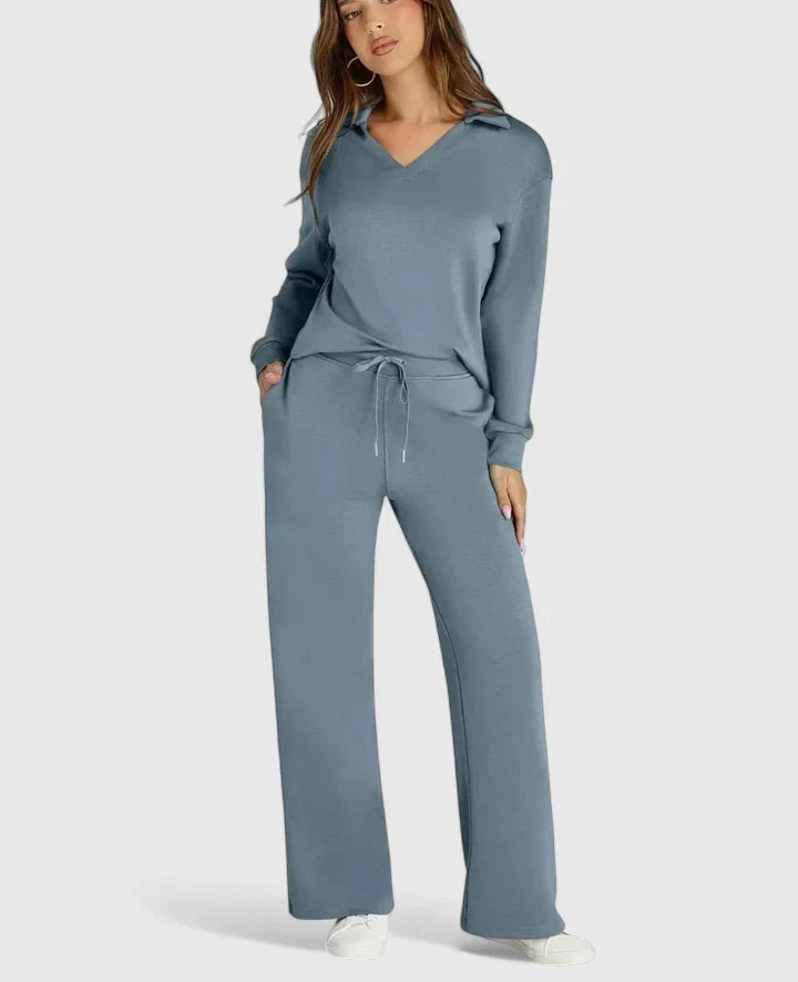 Anzhelee | Conjunto Sofisticado de Dos Piezas