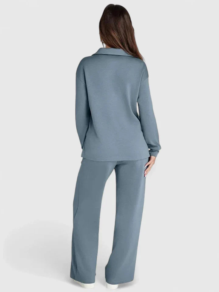 Anzhelee | Conjunto Sofisticado de Dos Piezas